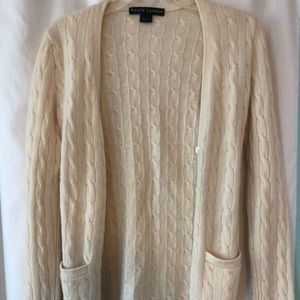 RALPH LAUREN CASHMERE CARDIGAN